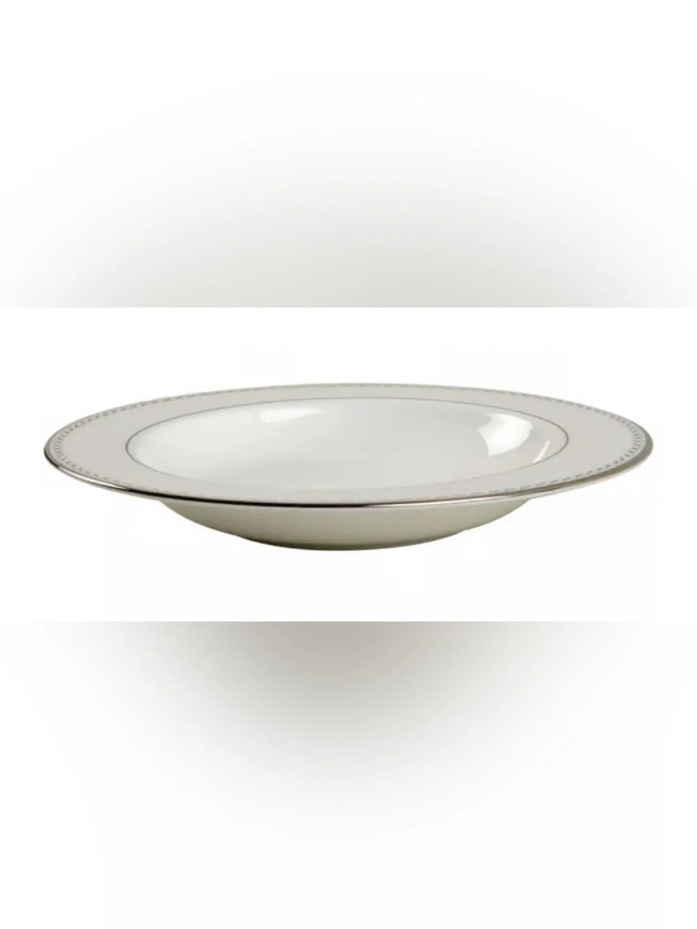 Lenox Pearl Platinum Bone China 9” Soup Bowl